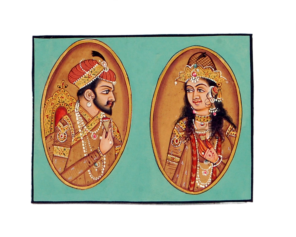 PORTRAIT OF SHAHJAHAN AND MUMTAZ