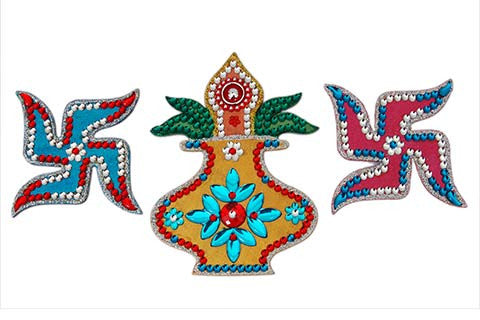 KALASH WITH SWASTIK